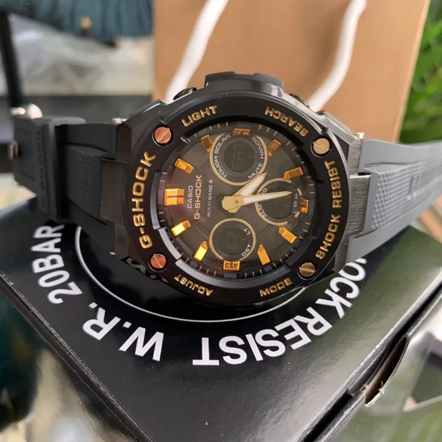 Casio G-Shock GA-2100 Black and Gold Sports Watch 4