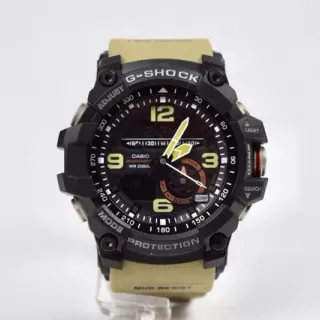 Casio G-Shock Mudmaster Black and Beige Sports Watch