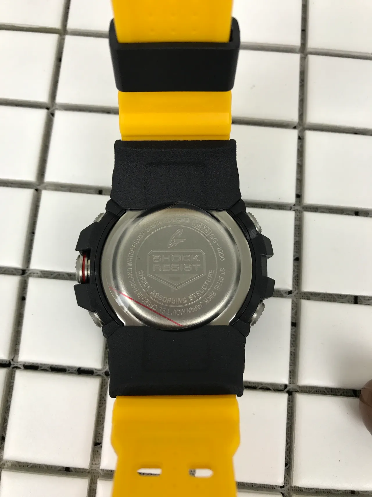 Casio G-Shock Mudmaster Reloj Deportivo Negro y Amarillo 4