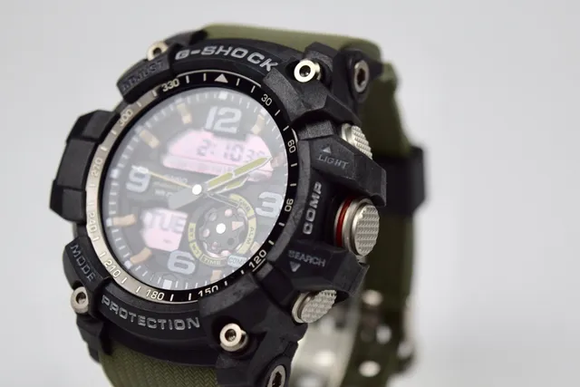 ক্যাসিও G-Shock Mudmaster Olive Green দৃঢ় খেলা ঘড়ি 3