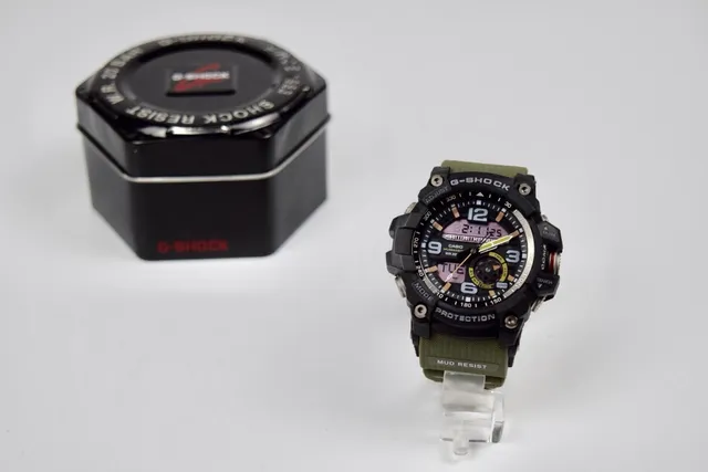 ক্যাসিও G-Shock Mudmaster Olive Green দৃঢ় খেলা ঘড়ি 5