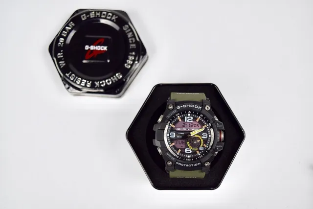 ক্যাসিও G-Shock Mudmaster Olive Green দৃঢ় খেলা ঘড়ি 6