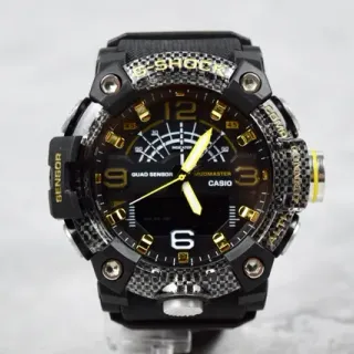 Casio G-Shock Mudmaster Quad Sensor 黑金 运动手表
