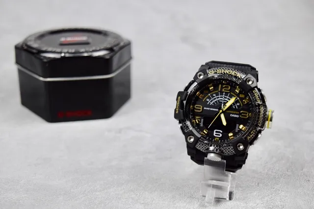 Casio G-Shock Mudmaster Quad Sensor কালো এবং সোনালি খেলার ঘড়ি 3