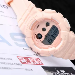 Casio G-SHOCK Rose Blanc Construction Robuste en Résine Écran Numérique LCD Montre Quartz
