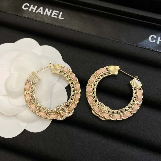 Chanel Camellia 金粉 编织链 编织点缀 项链 2
