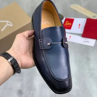 كريستيان لوبوتان Bit Loafer حذاء لوافر جلد بحري