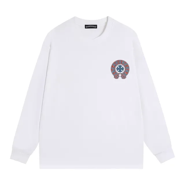 Chrome Hearts Circle Logo Embroidered Black Long-Sleeve T-Shirt 8