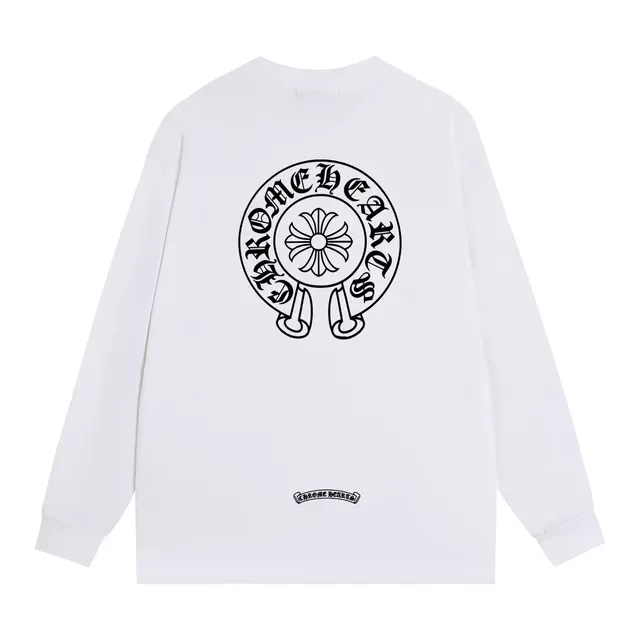 Chrome Hearts Circular Cross Logo Black Long-Sleeve T-Shirt 8