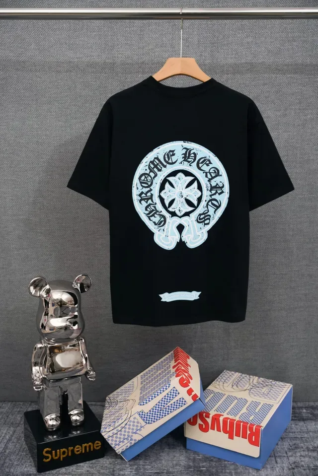T-shirt blanc Chrome Hearts logo blason 2