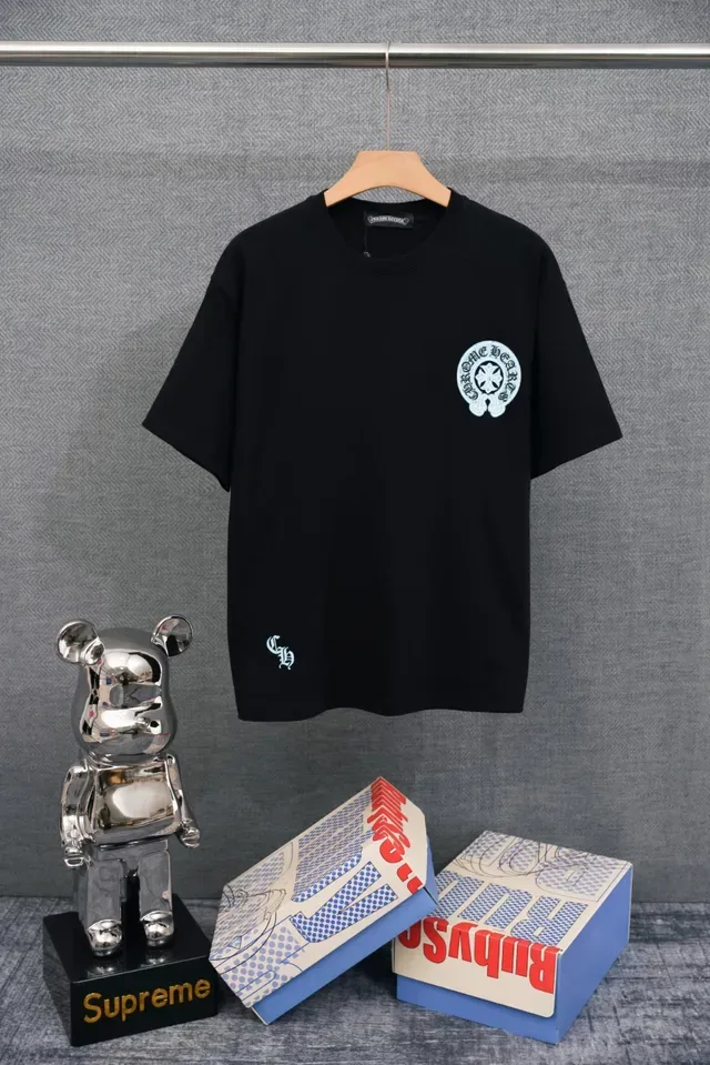 T-shirt blanc Chrome Hearts logo blason 3