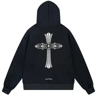 Chrome Hearts Cross Graphic Black Hoodie by Chrome Hearts — hoodies supplier, yupoo album photo
