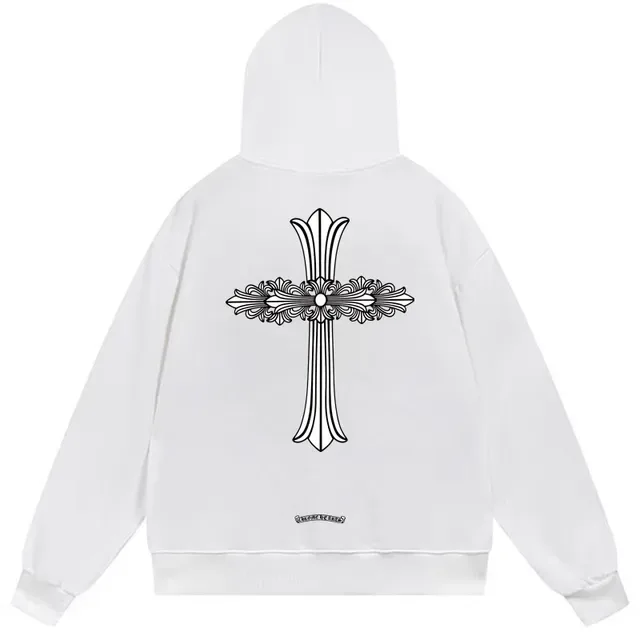 Chrome Hearts Cross Graphic Black Hoodie 2