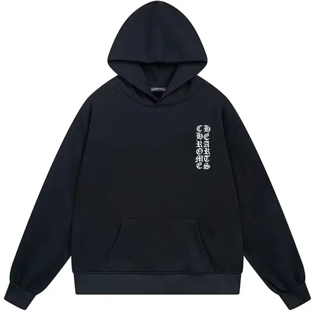 Chrome Hearts Cross Graphic Black Hoodie 4