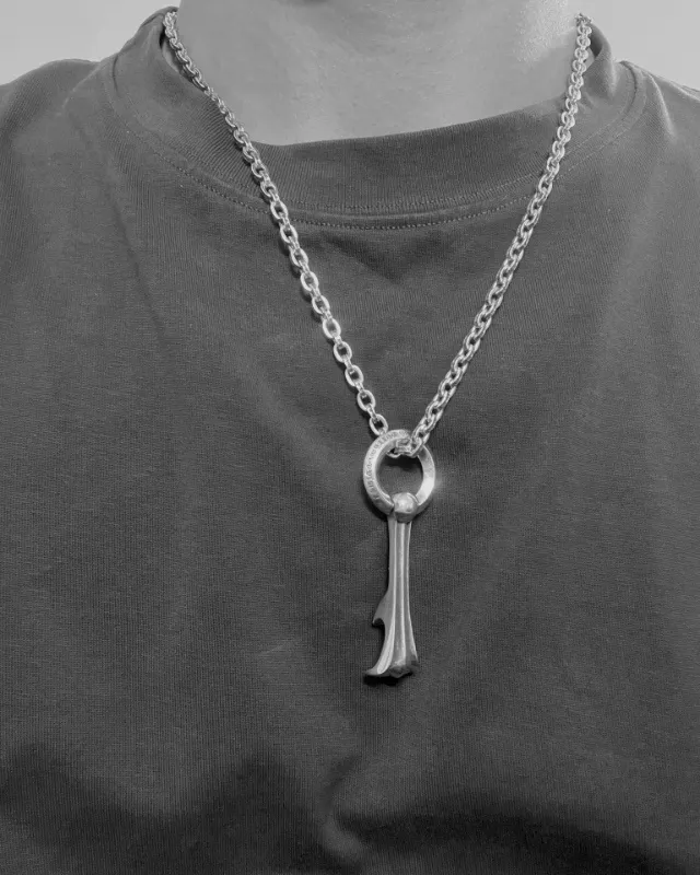 Chrome Hearts Pendentif Croix Collier Argent Poli 2