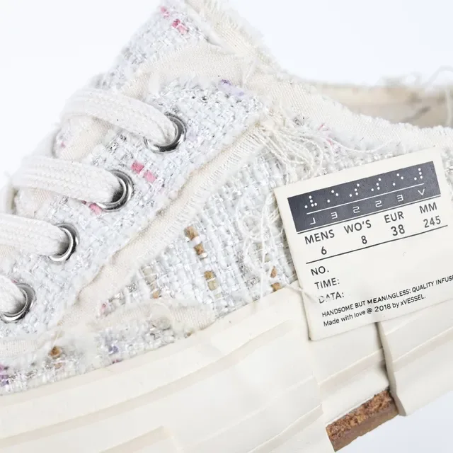 Converse Chuck Taylor All Star Deconstructed Tweed Platform Slip-On Lifestyle Sneakers 6