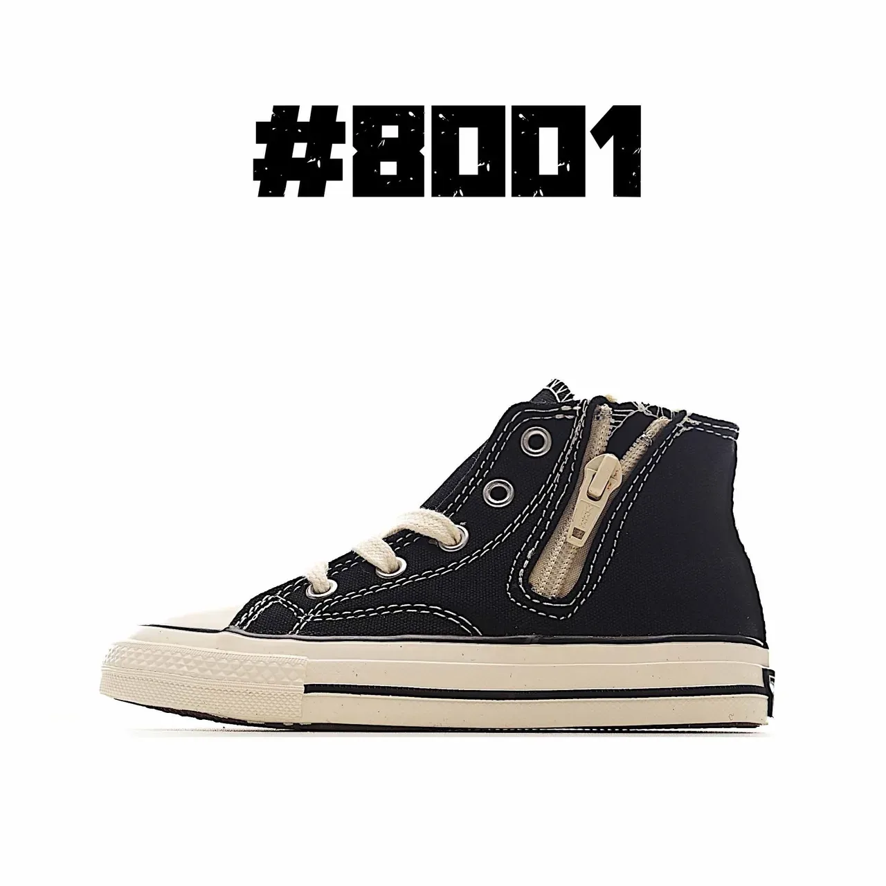 Converse Verde Bege Alto Lona Estilo De Vida Tênis 3