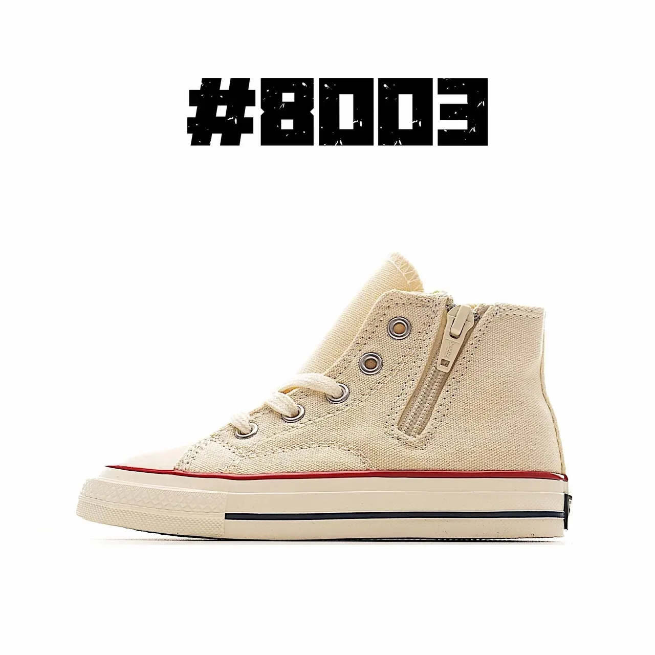 Converse Verde Bege Alto Lona Estilo De Vida Tênis 4