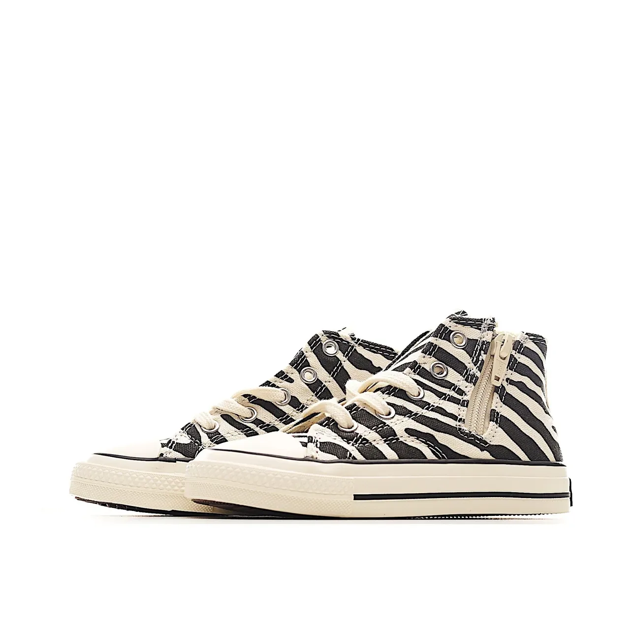Converse Verde Bege Alto Lona Estilo De Vida Tênis 8