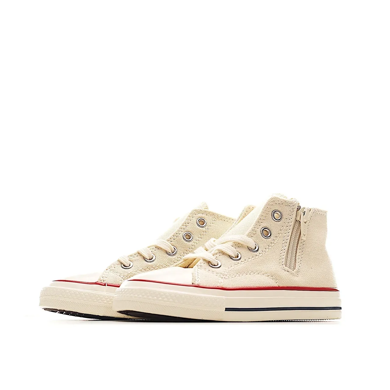 Converse Verde Bege Alto Lona Estilo De Vida Tênis 18