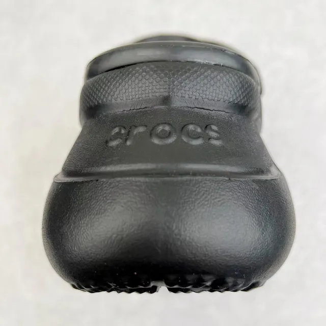 Crocs Echo Clog Negro grande plataforma zueco 3