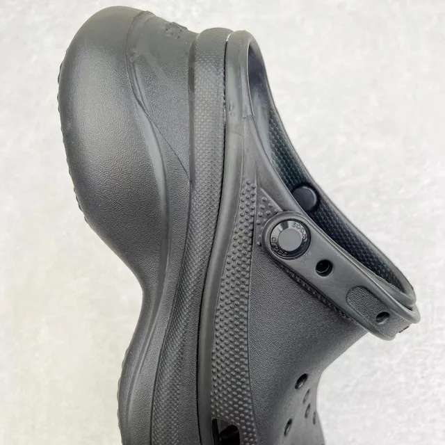 Crocs Echo Clog Negro grande plataforma zueco 5
