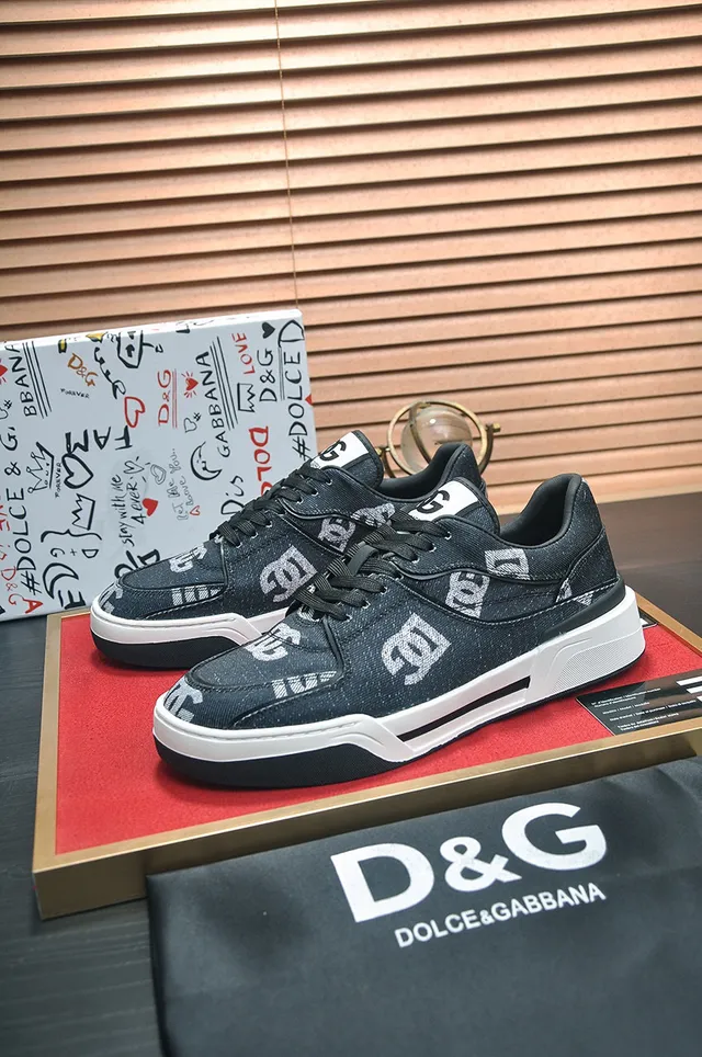 DC Shoes 黑色白色 印花牛仔布上层 厚底中底 生活方式运动鞋 7