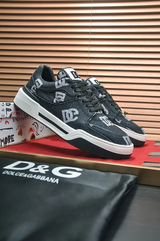 DC Shoes 黑色白色 印花牛仔布上层 厚底中底 生活方式运动鞋 8