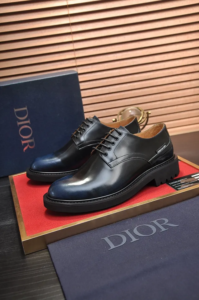 Christian Dior Chaussure Oxford à bout cap noir 4