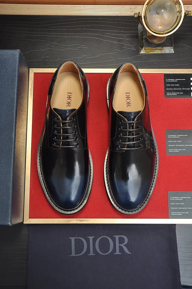 Christian Dior Chaussure Oxford à bout cap noir 5