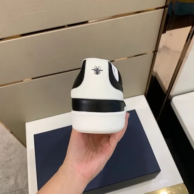 Dior B23 Black and White Logo Lifestyle Sneakers 9