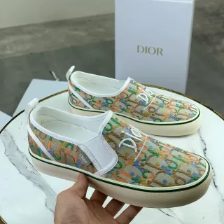 Dior B23 Chaussures Lifestyle Slip-On Oblique Jacquard