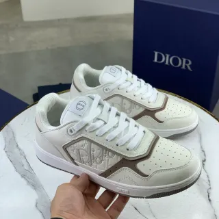 Dior B23 Off-White and Taupe حذاء لايف ستايل سنيكرز
