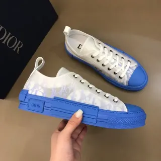 Dior B23 स्च्छ मोनोग्राम नील लाइफस्टाइल स्निकार्स