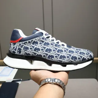 Dior B27 Monogram Navy White Lifestyle Chaussures