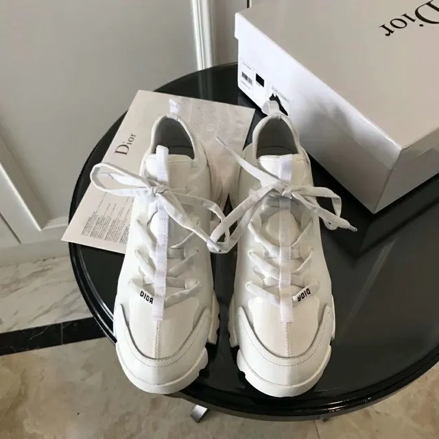 Dior B27 White Sculpted Chunky Sneakers 2