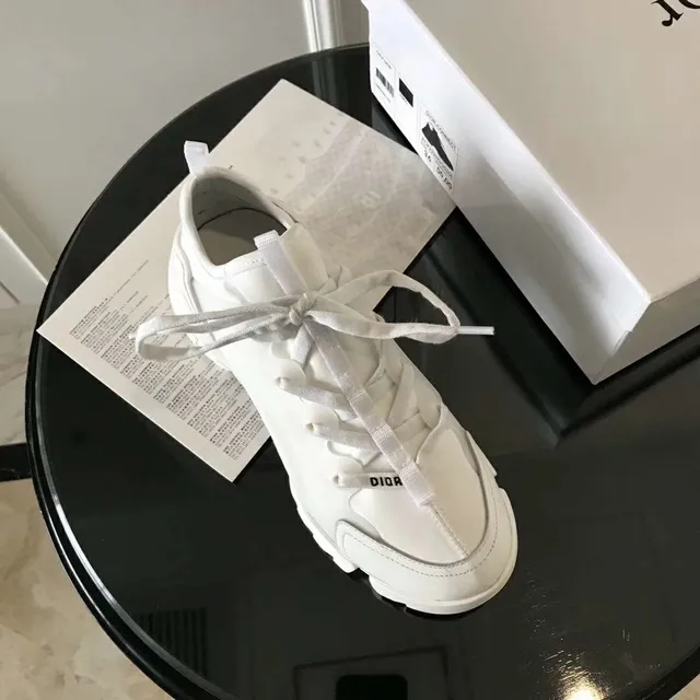 Dior B27 White Sculpted Chunky Sneakers 3