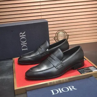Dior Penny Loafer en Cuir Noir