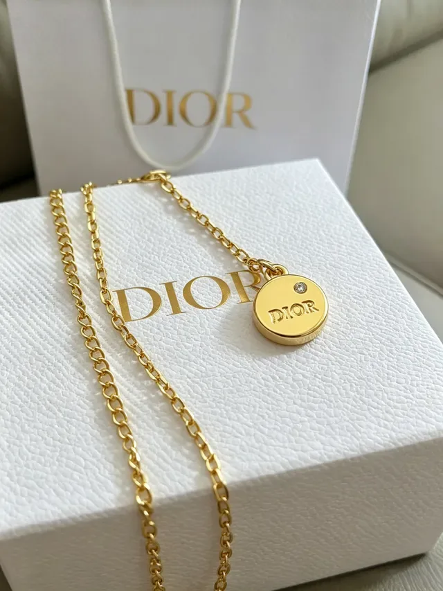 Dior Layered Collier Cristal Doré D-Logo Étoile 2