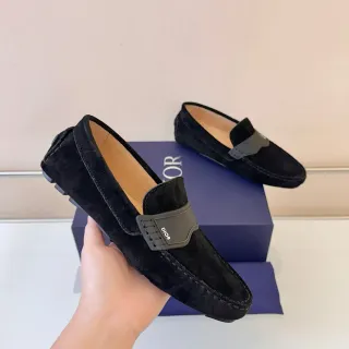 Dior Loafer 黑灰 麂皮橡胶 带细节 Loafer