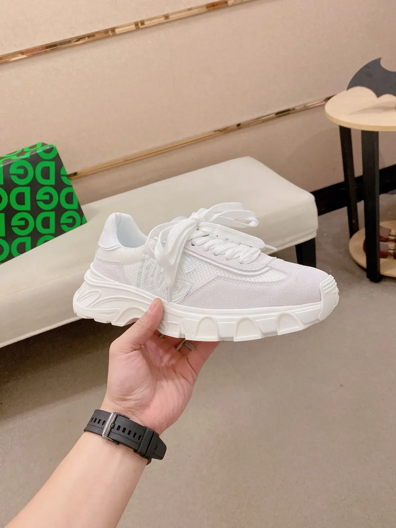 Dolce & Gabbana B27 White Chunky Sneaker 4
