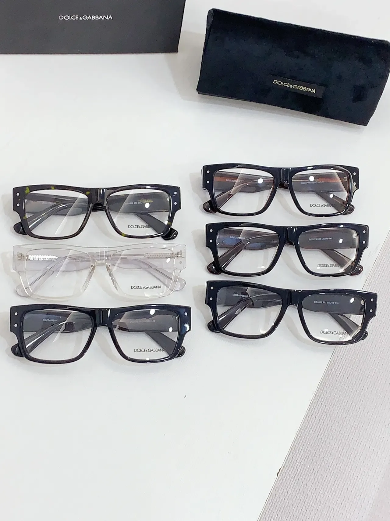 Dolce & Gabbana DG 3379 黑色灰哈瓦那光学眼镜 8