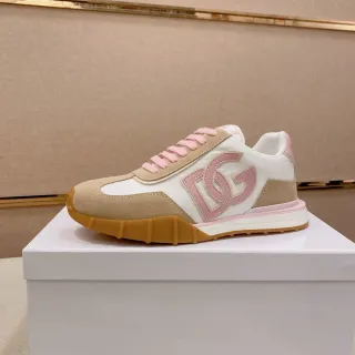 Dolce & Gabbana DG Sneakers Lifestyle Blanc Beige Rose