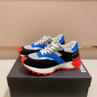 Dsquared2 ICON Multi-Material Chunky Sneakers