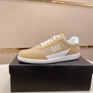 Emporio Armani EA7 Zapatillas Lifestyle Beige y Blanco