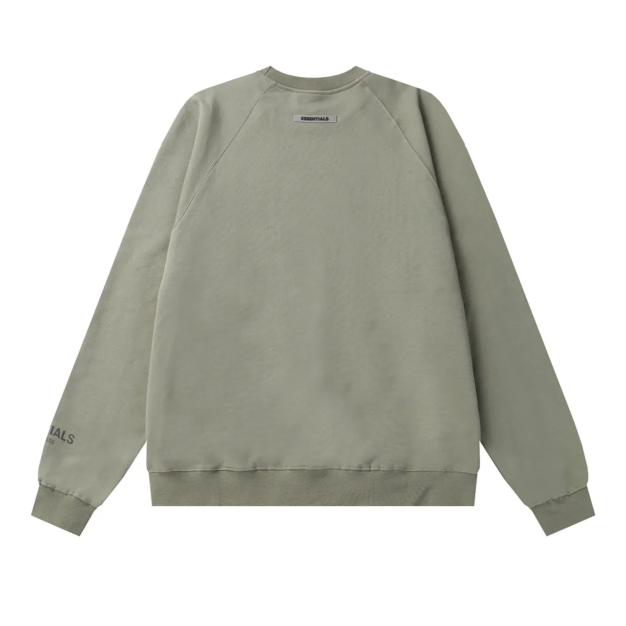Fear of God Essentials pull noir à col rond à manches raglan 3