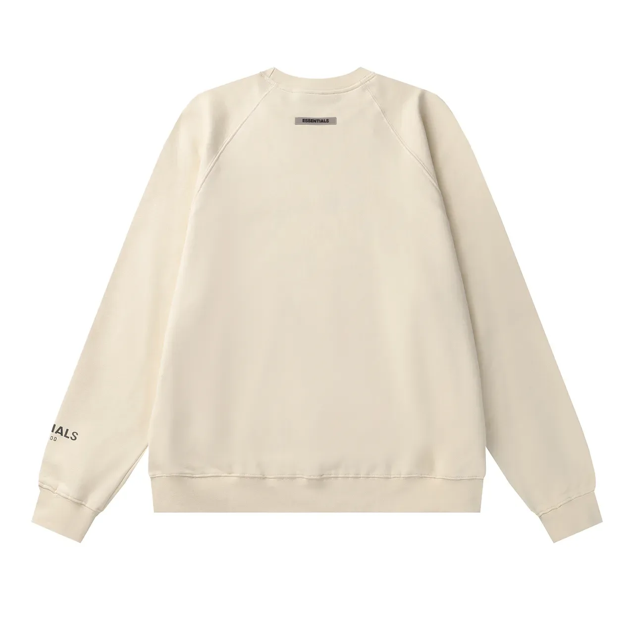 Fear of God Essentials pull noir à col rond à manches raglan 5