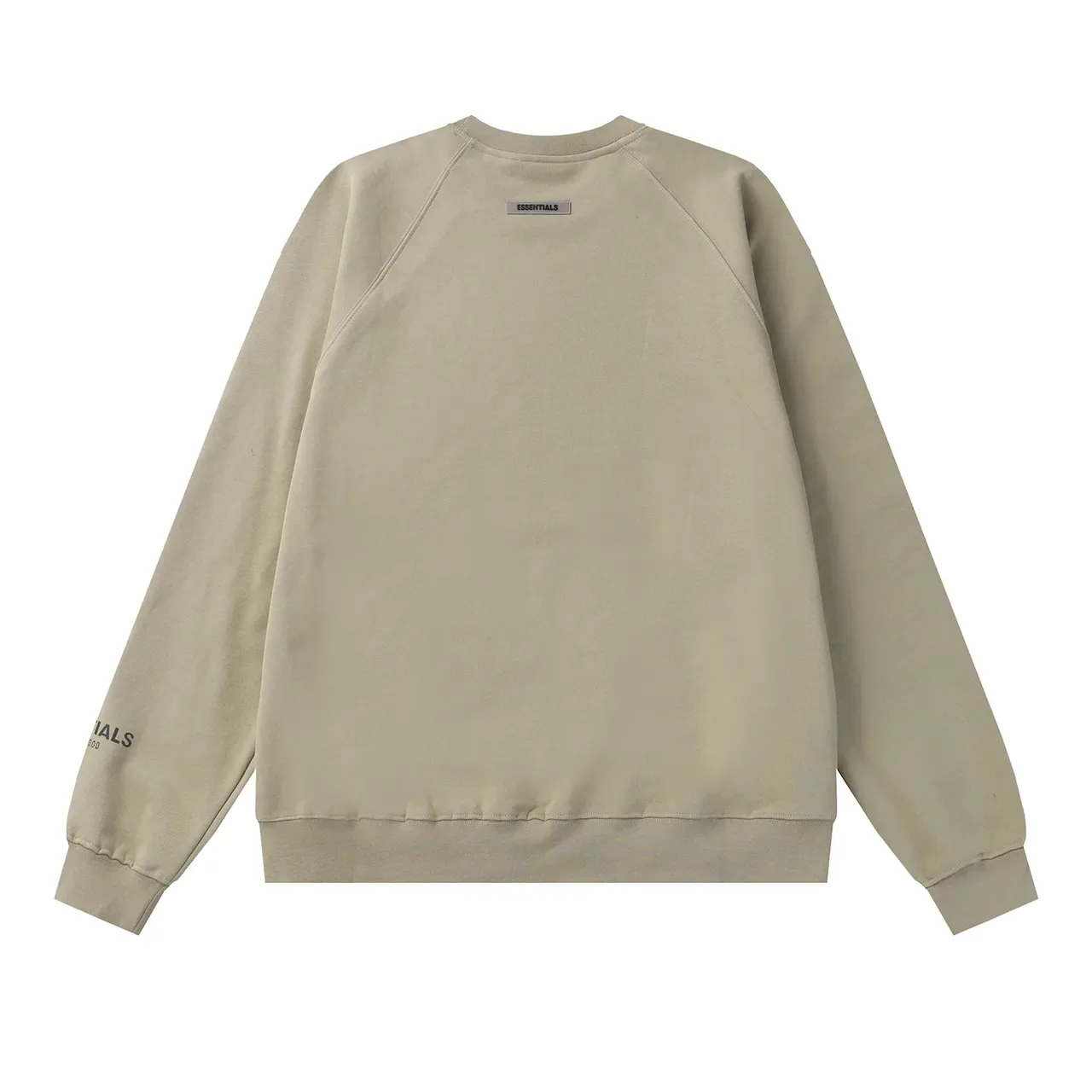 Fear of God Essentials pull noir à col rond à manches raglan 7