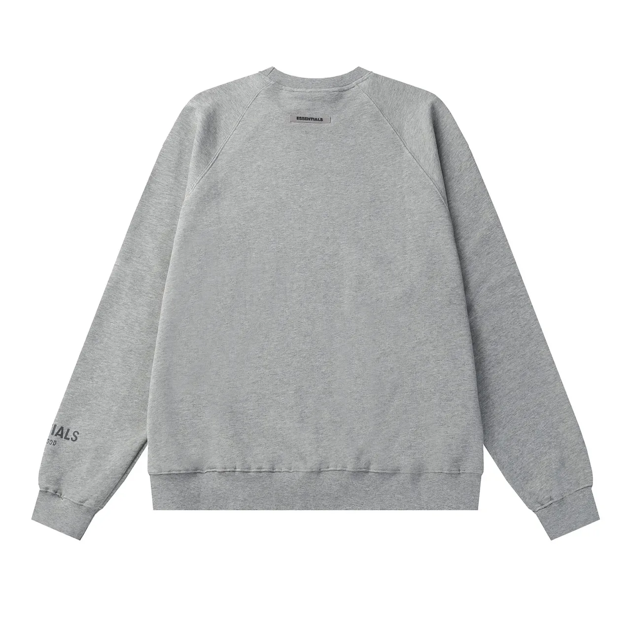 Fear of God Essentials pull noir à col rond à manches raglan 13