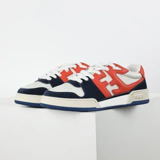 Fendi FF Sneaker tênis lifestyle vermelho marinho branco